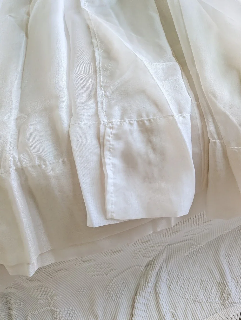 Light Pink Airy Mesh Sheer Pinch Pleat Curtain Chiffon Size 83